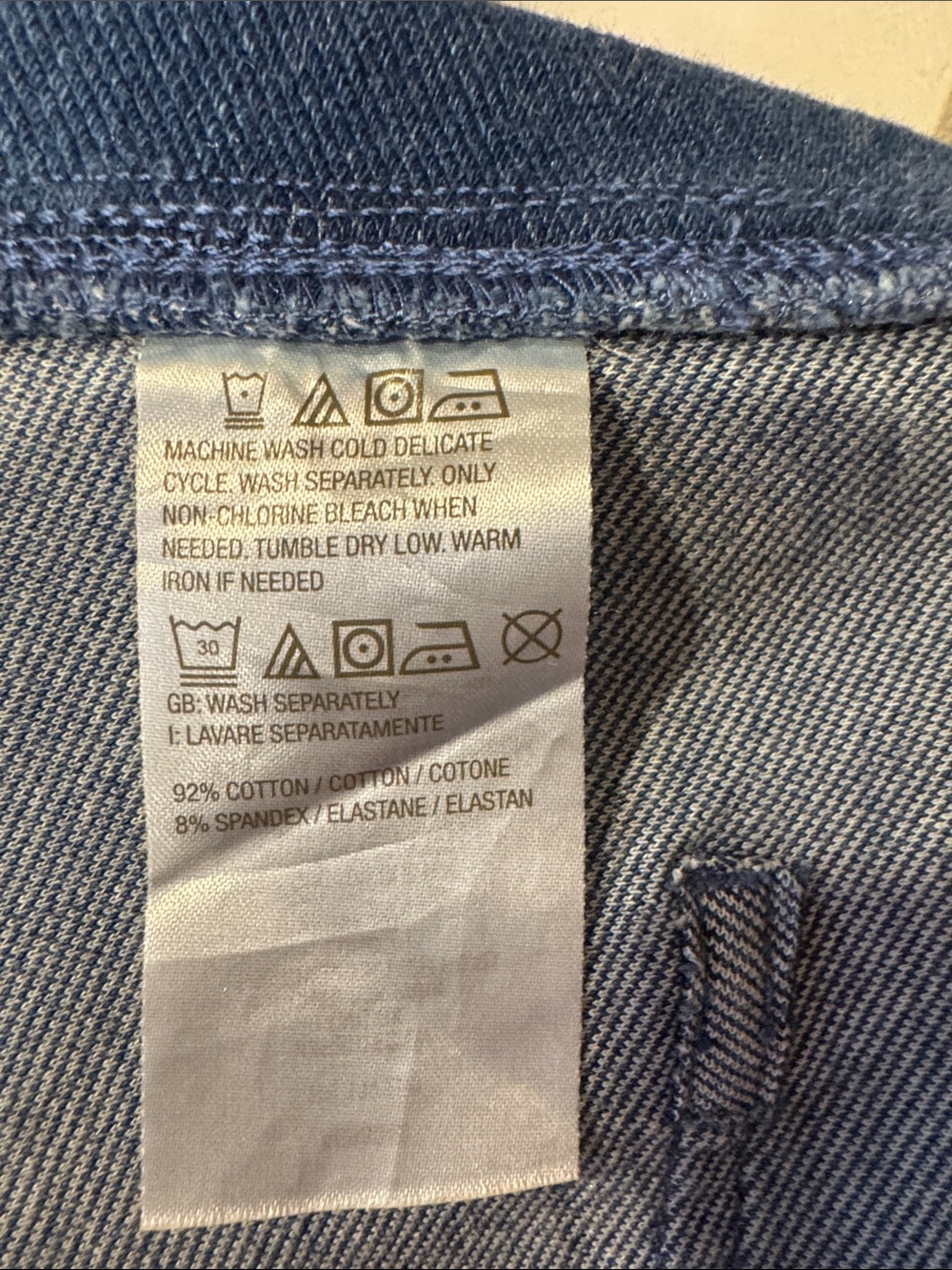 Belle by Kim Gravel Medium Blue Ankle-Length Pull-On Jeans - Picture 7 of 7